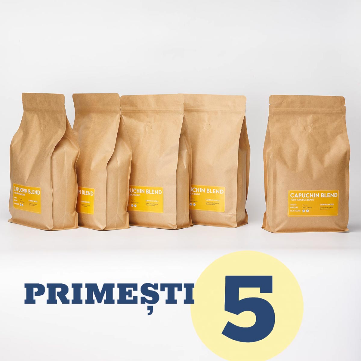 Pachet Promo: 4+1 Capuchin Blend